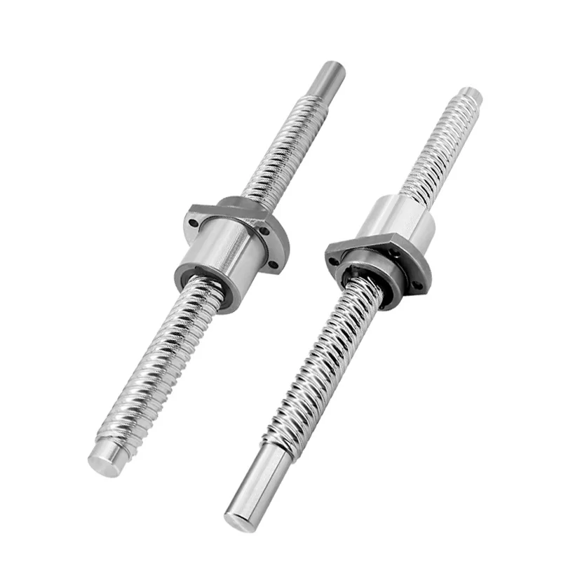 1 шт. SFU2504 2505 2510 SFE2525 Шариковый винт Длина 1000-1450 мм Процесс по BK20+BF20