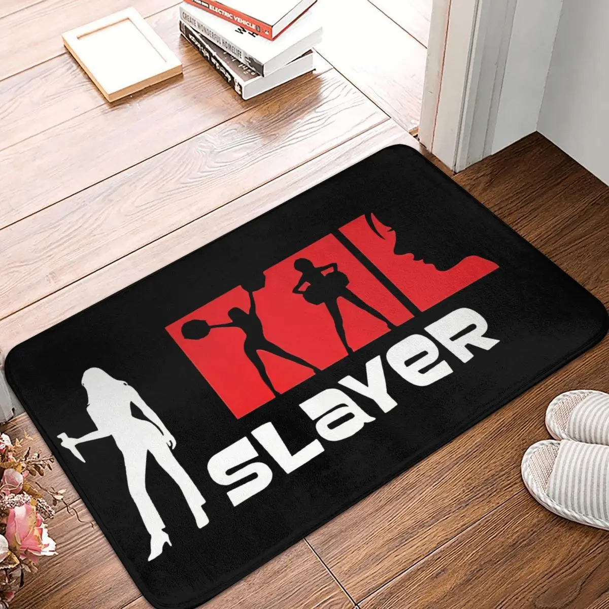 

Buffy the Vampire Slayer Bath Non-Slip Carpet Girl Flannel Mat Entrance Door Doormat Home Decor Rug