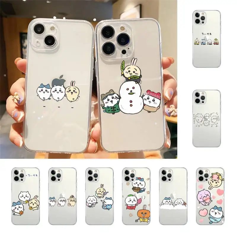 

Animation Cute Chiikawas Phone Case For Iphone 7 8 Plus X Xr Xs 11 12 13 Se2020 Mini Mobile Iphones 14 Pro Max Case