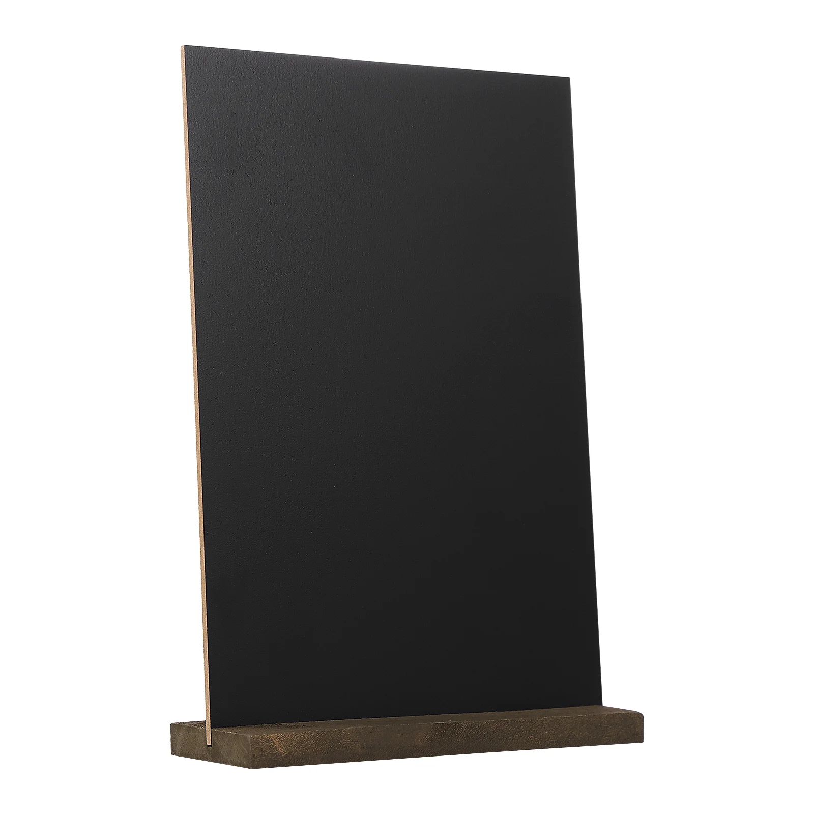 

VOSAREA Mini Chalk Board Sign Tabletop Double Sided Chalkboard Display Sign with Wood Base Message Board for Wedding Billboard