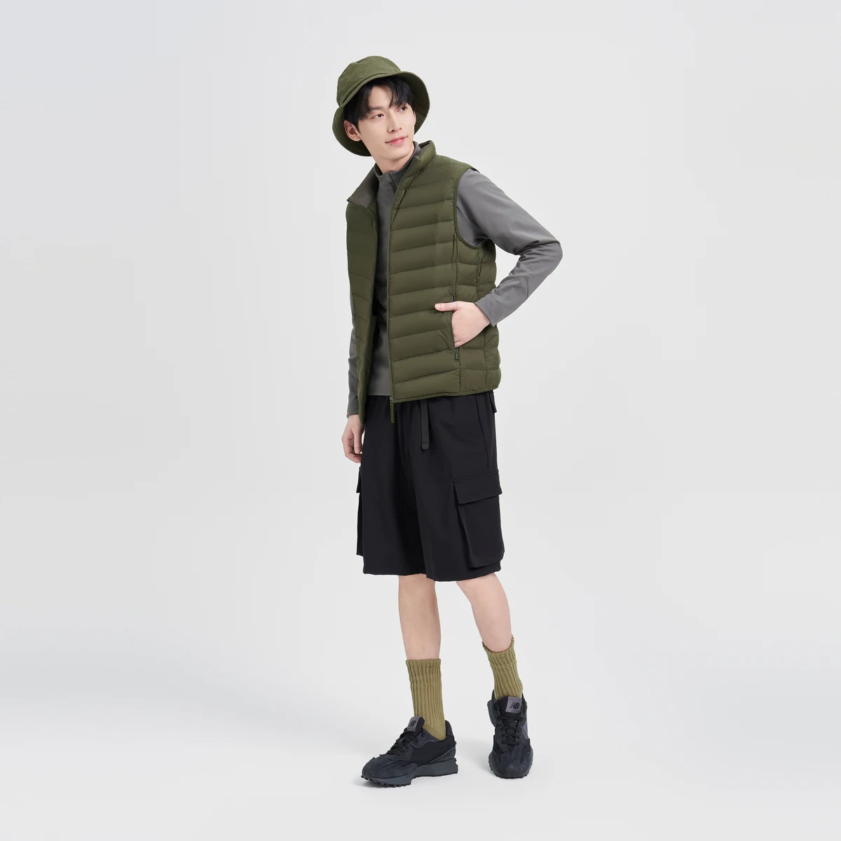 BOSIDENG 2024 Новый пуховой жилет для женского Зимнего пухового жилета с