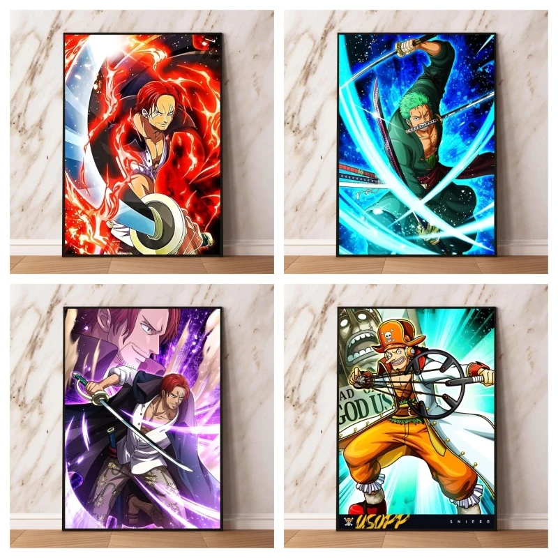 

Anime Posters One Piece Usopp Wall Art Christmas Gifts Modern Home Living Room Classic Decorative Comics Pictures