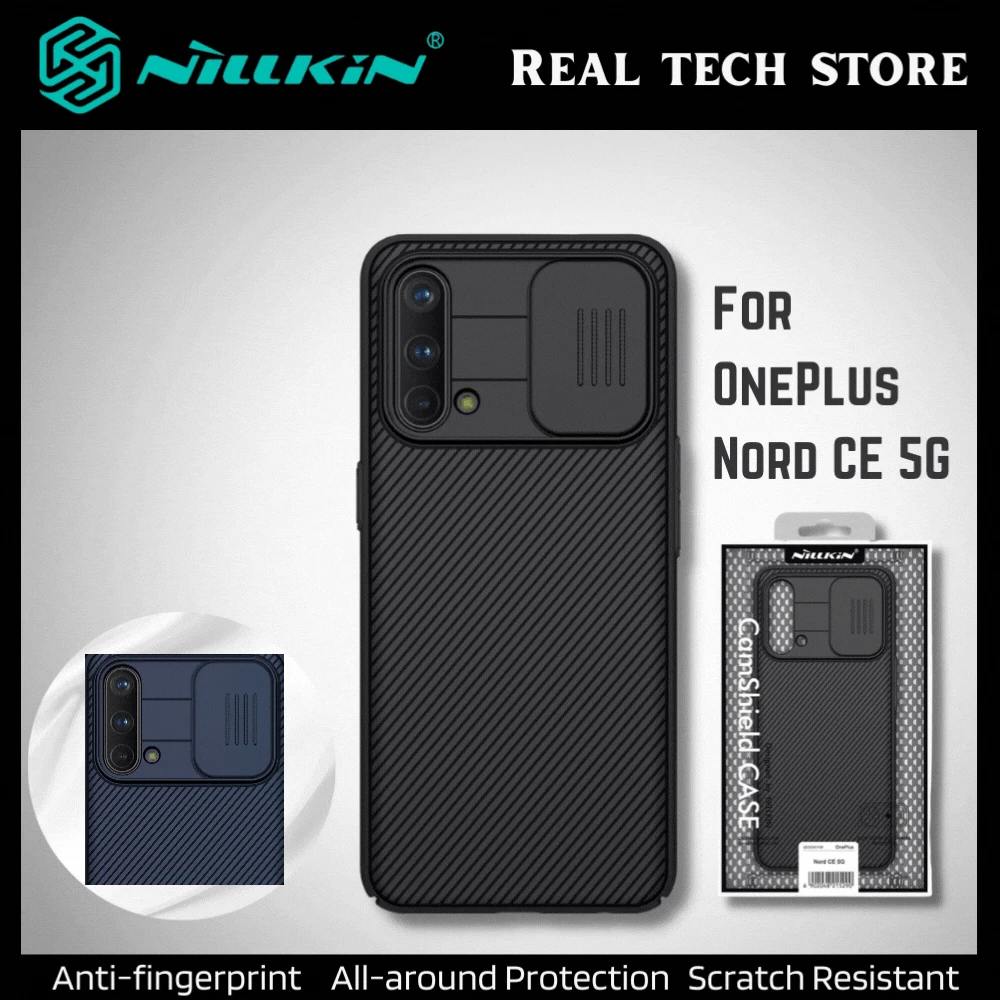 

Чехол для телефона OnePlus Nord CE 5G NillKin CamShield, чехол для защиты объектива, задняя крышка для OnePlus Nord CE, чехол для фотокамеры