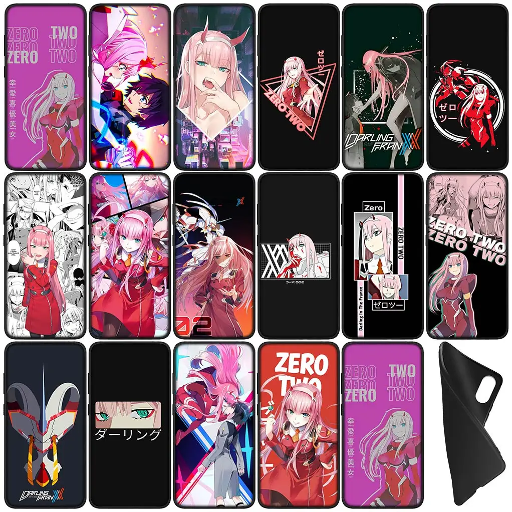 Darling in the Franxx 002 Zero Two 02 Phone Cover Case for Samsung Galaxy Note 20 Ultra 10 8 9 S10 Lite S9 A6 A8 Plus A9