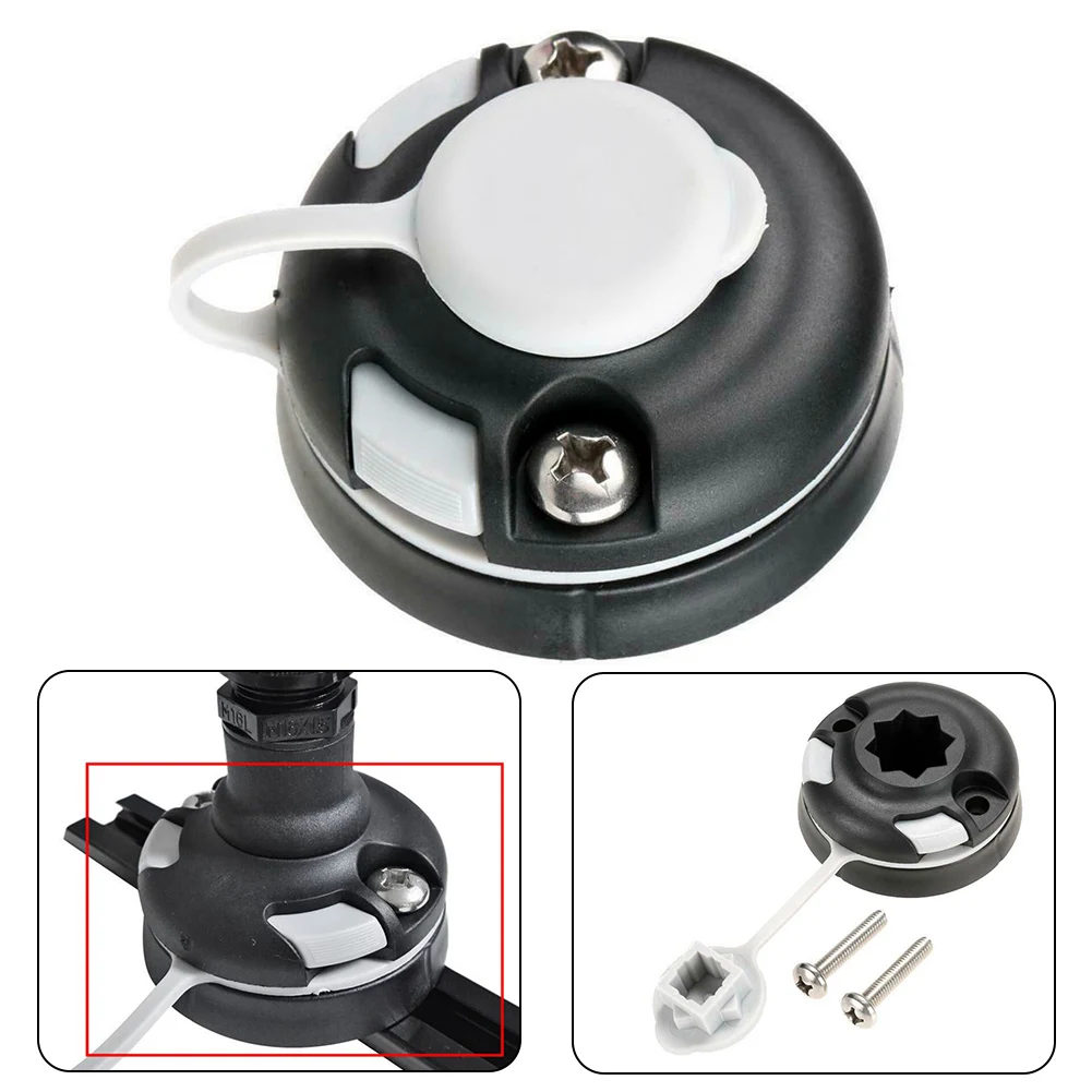 

Kayak Flag Multi-function Base 65*65*20mm High Strength Rail Mount Replacement For Marine Yacht Fising 100% Brand New