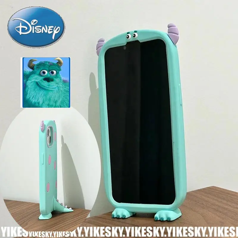 Новинка чехол для Iphone Disney милые Монстры Инк игрушки Аниме Салливан хвост стойка
