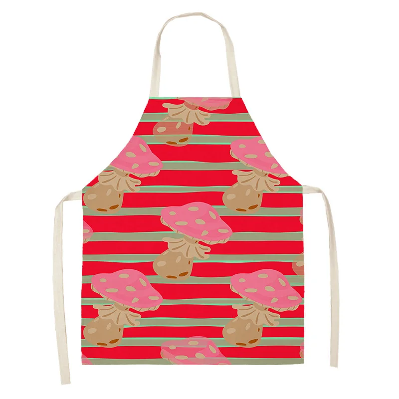 Льняной фартук бохо большой размер