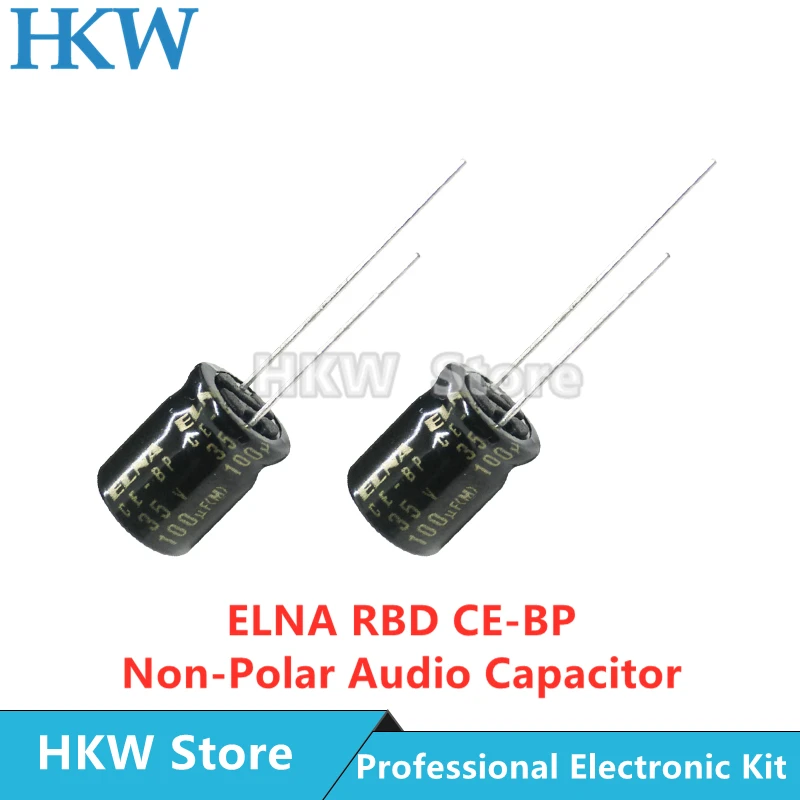 10 шт./лот ELNA RBD CE-BP Series неполярный биполярный HiFi аудио конденсатор 4 7 мкФ 22 33 47 100 25V