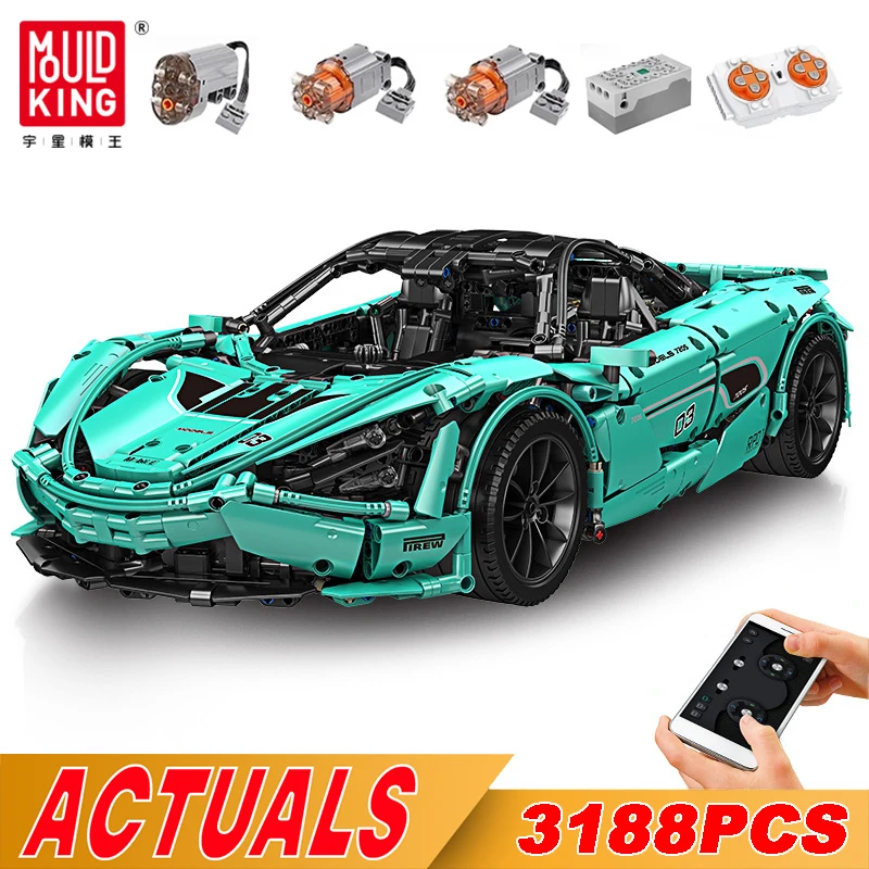 

MOULD KING 13167 Technical Sport Car Building Blocks Super Speed Racing Car Model MOC-46762 Bricks Toys for Kids Adults Gifts