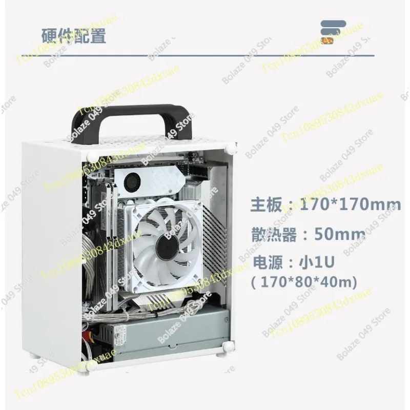 Фото Корпус G40 Mini ITX Small Case A4 для портативного ноутбука и настольного компьютера M24 SGPC K39 №4