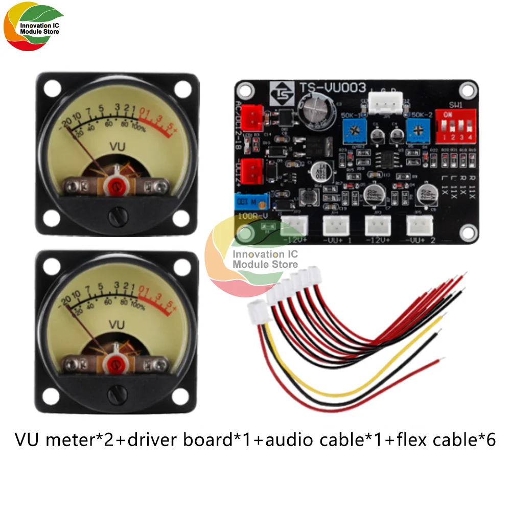 

Tr-35w-2q Vu meter 500uA power amplifier board level meter power amplifier board level meter warm backlight module for amplifier