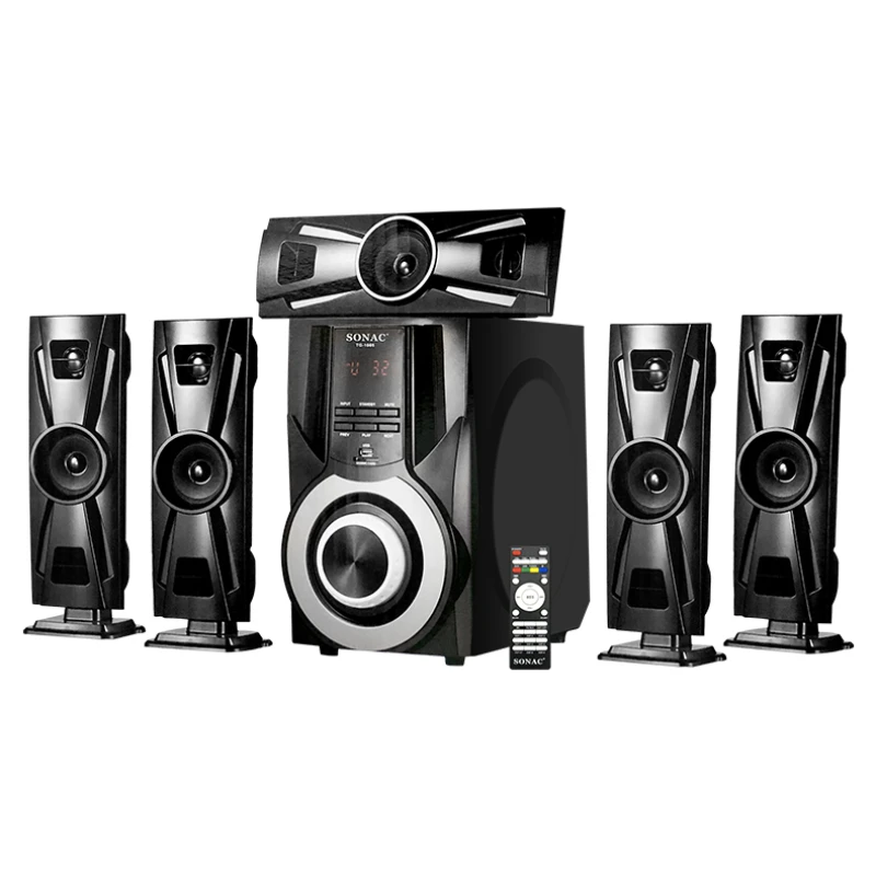 

SONAC TG-1005, 5,1 каналов, системы домашнего кинотеатра, высокие стеклянные басы, Hifi объемный звук, 5,1 динамик
