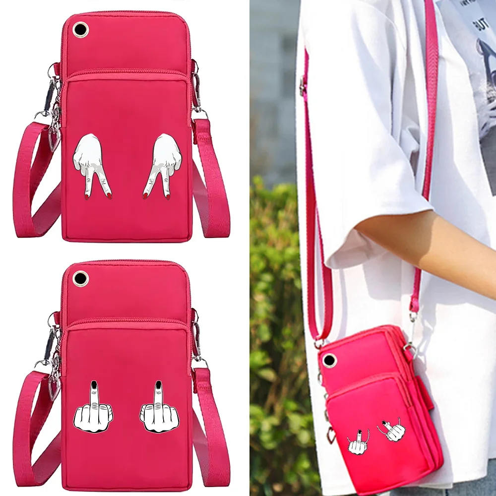 

Universal for IPhone/Nokia/Huawei/Samsung/Philips/LG Handbags Outdoor Arm Pack Wallet Crossbody Shoulder Bags Mobile Phone Bag