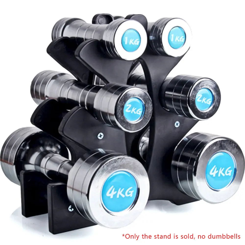 

New Weightlifting Dumbbell Bracket Sports Equipment Hand Weight Storage Holder Office Tower Stand Space Gym Organizer
