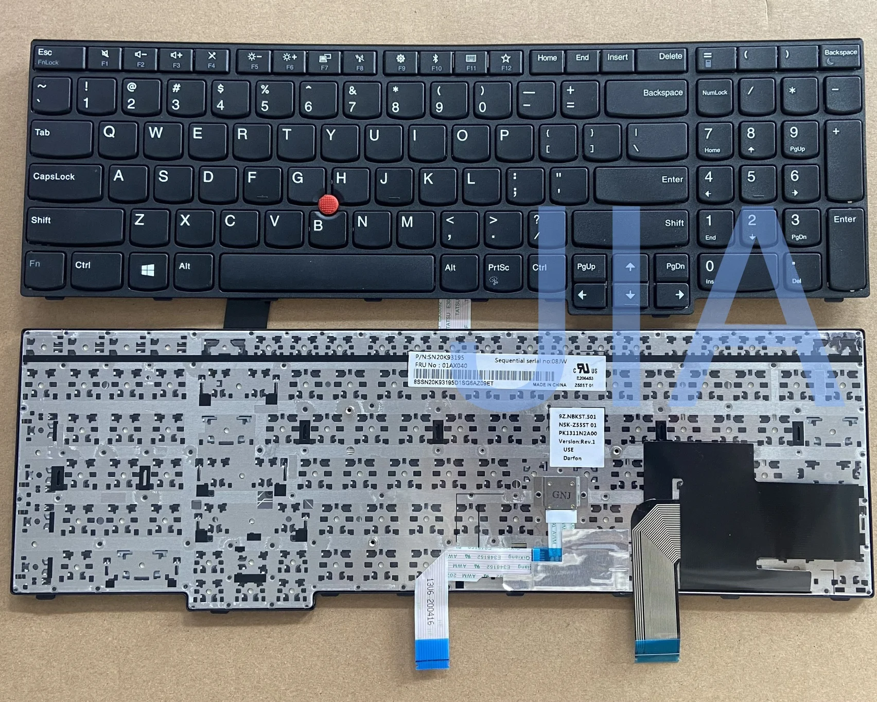 

Английская клавиатура для ноутбуков IBM Thinkpad E570 E575 E570C