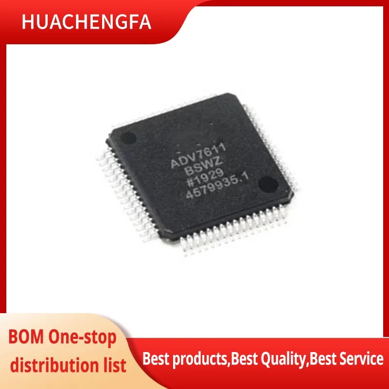 

1~5pcs/lot ADV7611 ADV7611BSWZ LQFP-64 Video IC chip driver