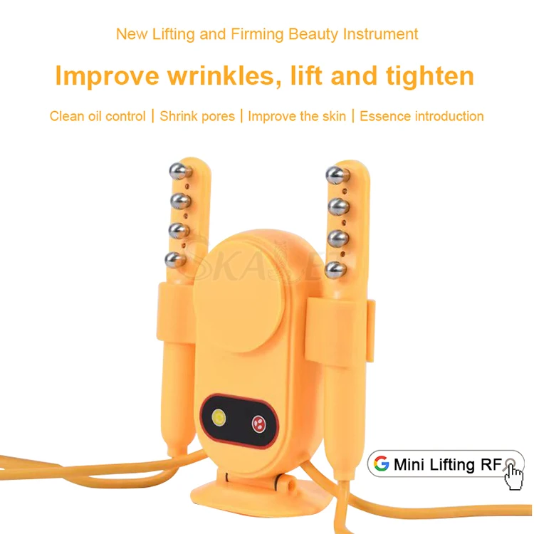 

Portable 2 In 1 RF Radio Frequency Skin Rejuvenation Face Lift Skin Treatment Massager