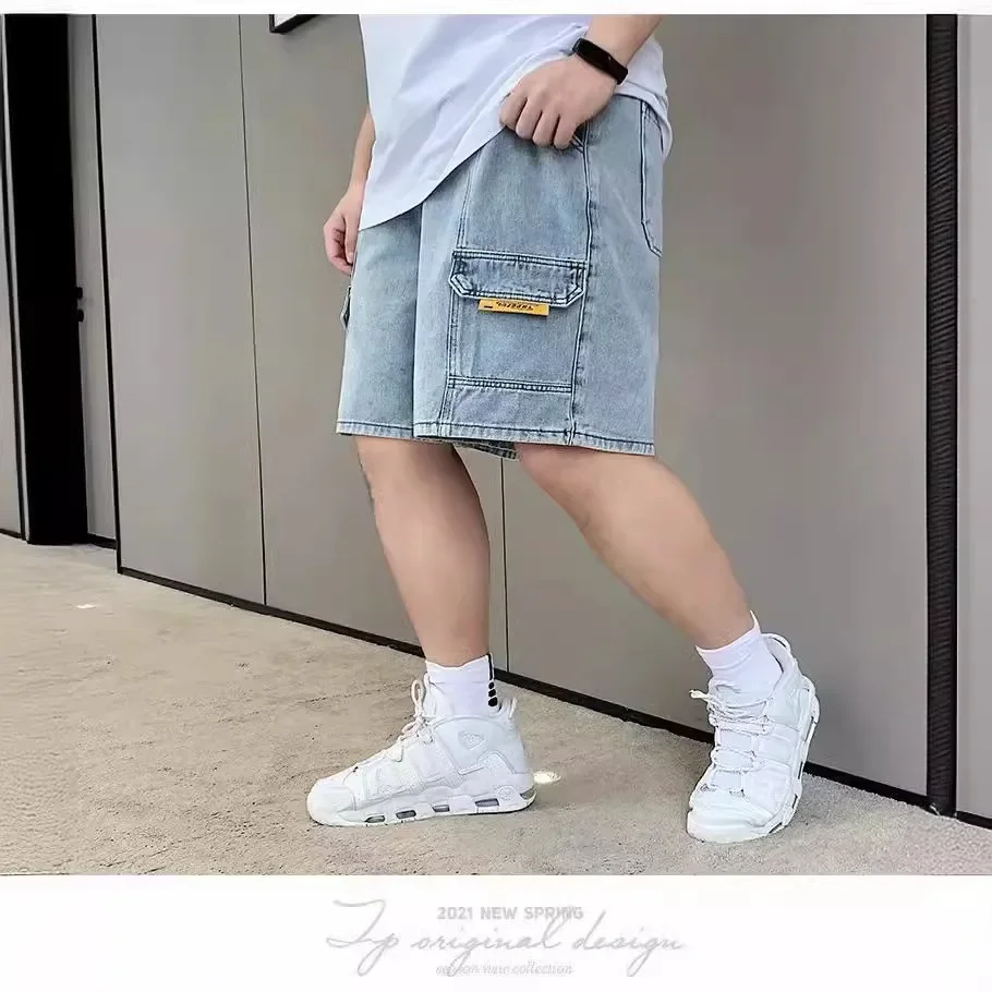 Летние серые джинсы. Мужские прямые брюки свободного кроя. Тяжелые штаны.