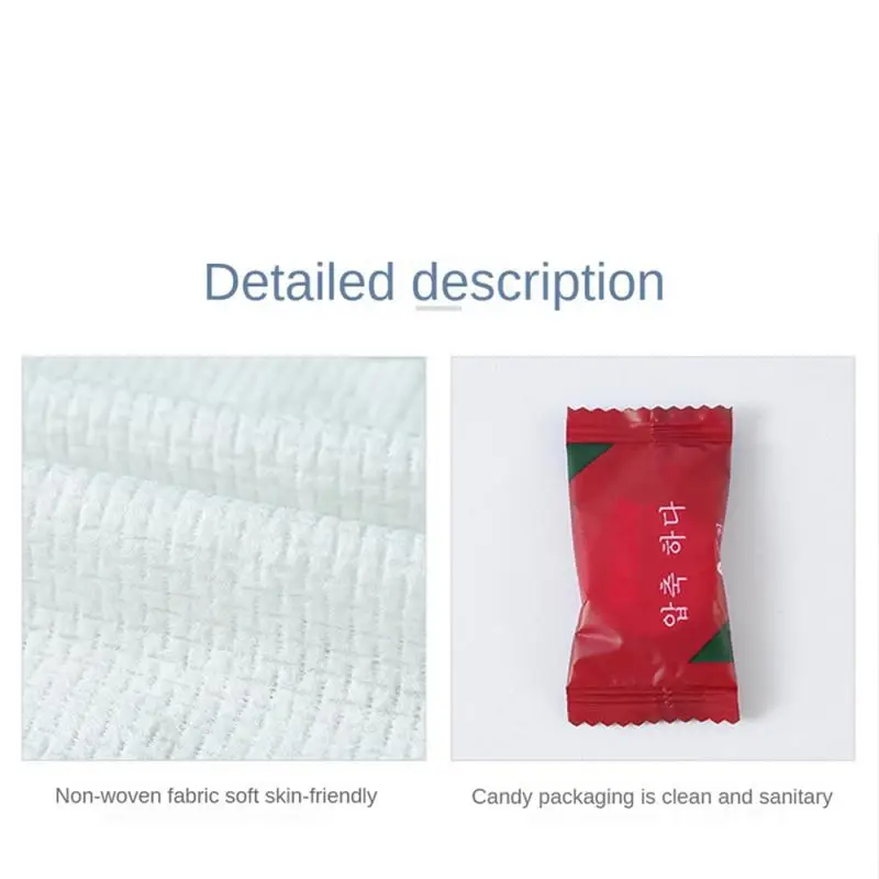 20PCS Mini Disposable Compressed Towel Disposable Capsules Towels Magic Face Care Tablet Outdoor Travel Cloth Wipes Paper Tissue images - 6