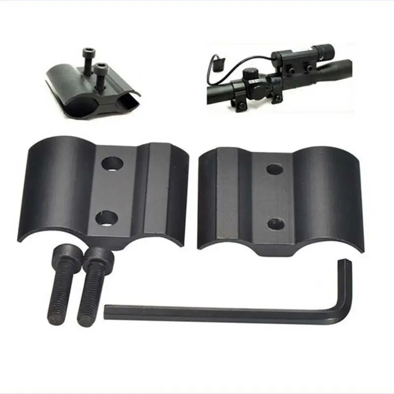 

1 Set Outdoor Tools Barrel Ring Scope Mount Holder Sighting Telescope Clamp Flashlight Torch Laser Sight dropshipping