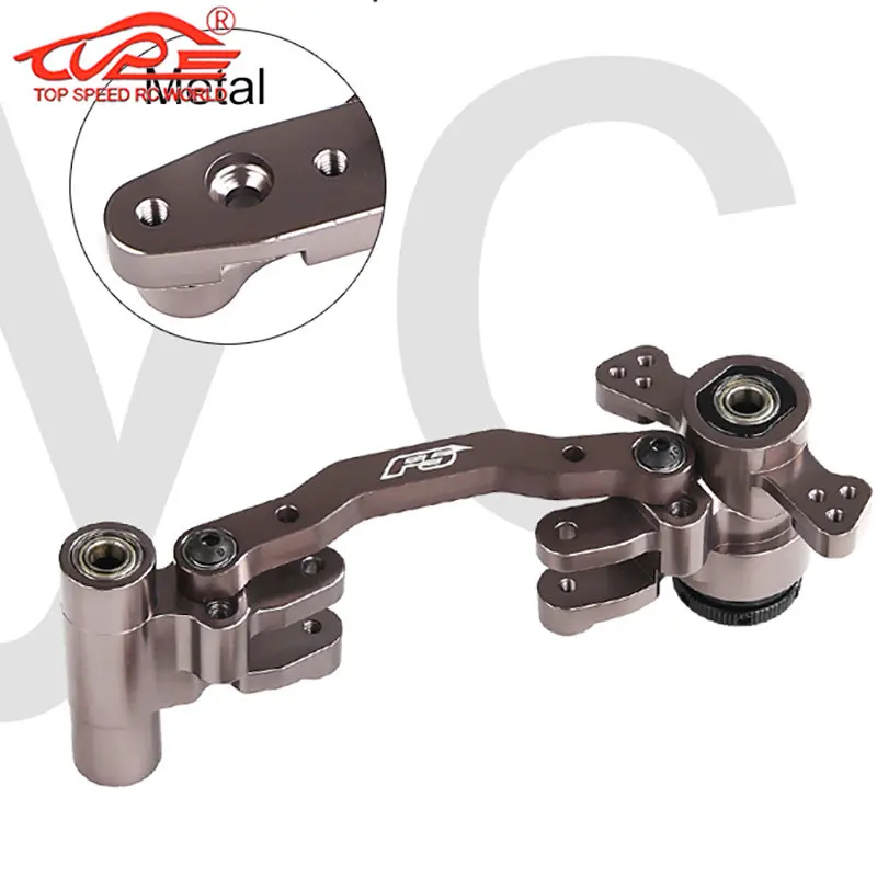 Металлический рулевой рычаг CNC для 1/5 ROFUN Rovan F5 MCD RR5 Запчасти радиоуправляемых