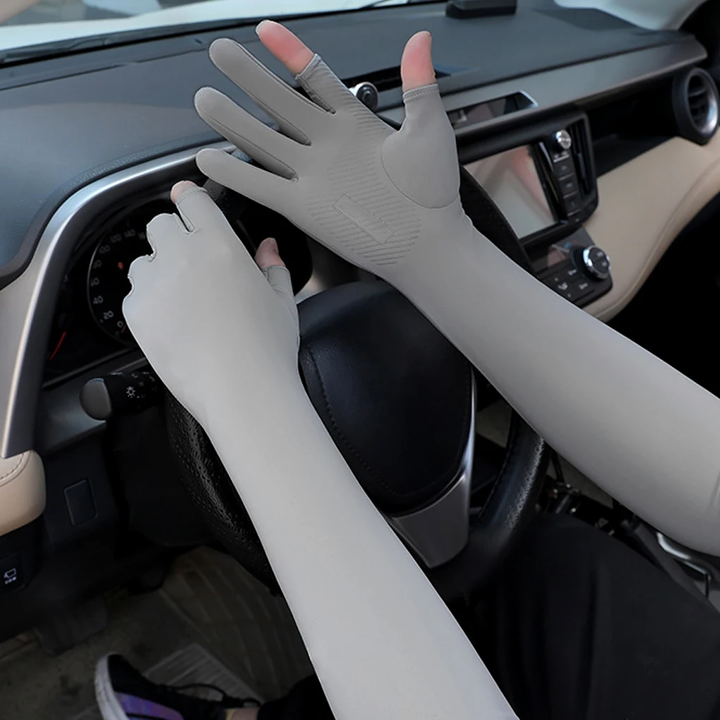 

1 Pair Sports Arm Compression Sleeve Cycling Arm Warmer Summer Running Fishing UV Protection Volleyball Sunscreen Bands