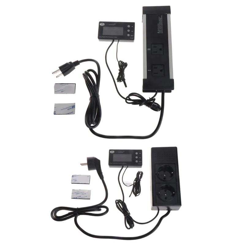 

Multipurpose Day/Night Dimming Digital Thermostat Timer for Aquarium Terrarium