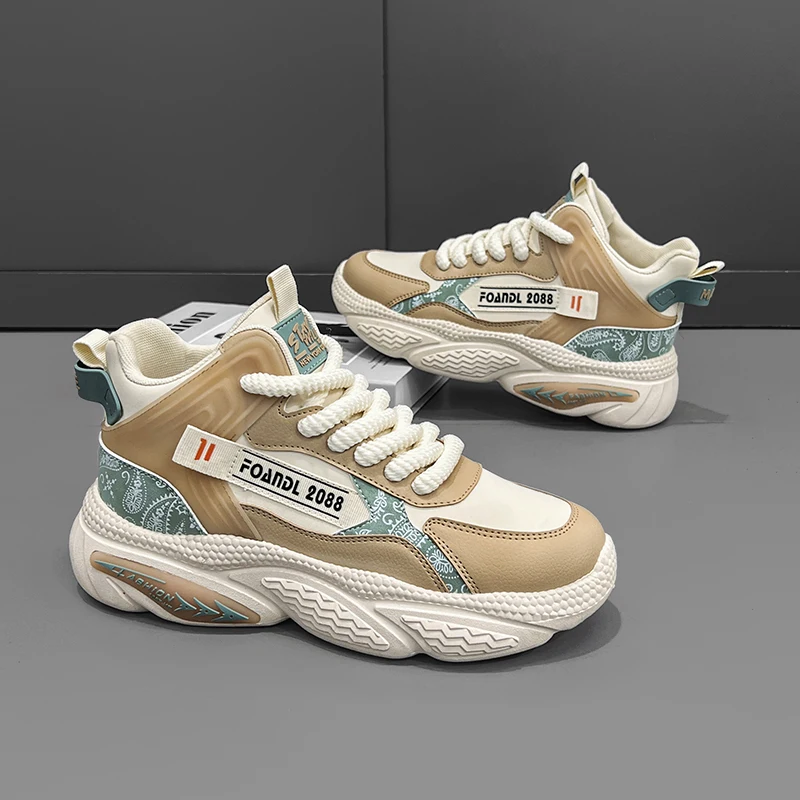 Модные дышащие и универсальные мужские повседневные туфли на плоской подошве