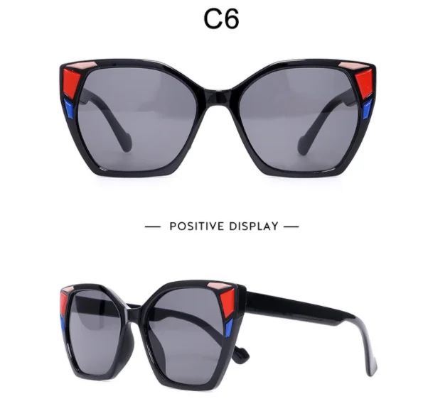 Очки с большим лицом меняющие цвет защитой от синего света модные солнцезащитные