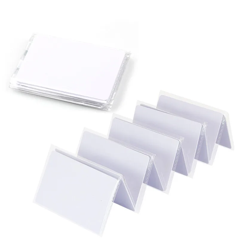 

50/100pcs UHF RFID PVC card Alien 9662 EPC Gen2 6C 915mhz 868mhz 860-960MHZ Higgs3 long range smart passive RFID tags