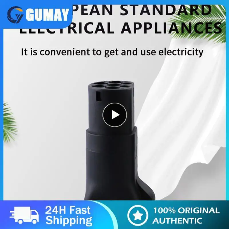 

Car Plug Adaptor Portable Ac 220v Ev Charger Adapter Universal Durable Electric Car Charger Adapter Car Accessories Practical