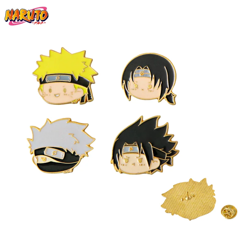 Bandai Naruto аниме периферийные мультяшные милые броши Хатаке Какаши ‌ Значок Учиха