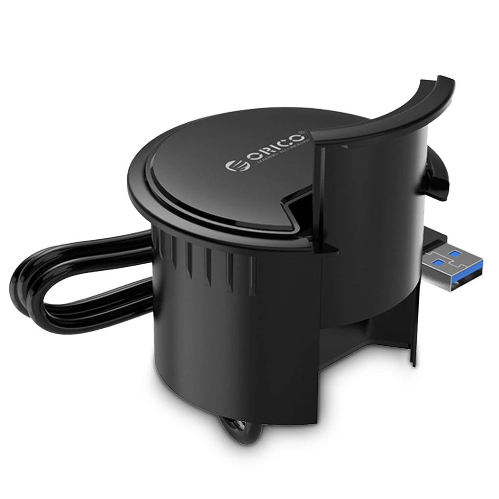 

Настольная втулка Orico USB 3 0 Hub с микрофоном и портами для наушников для дома и офиса