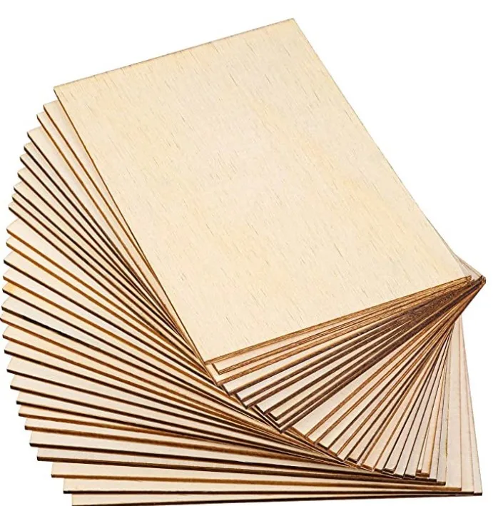 

100pcs 15*20cm Unfinished Square Wood Slices Blank for Coasters, Pyrography, Painting, Writing, Photo Props and Decorations