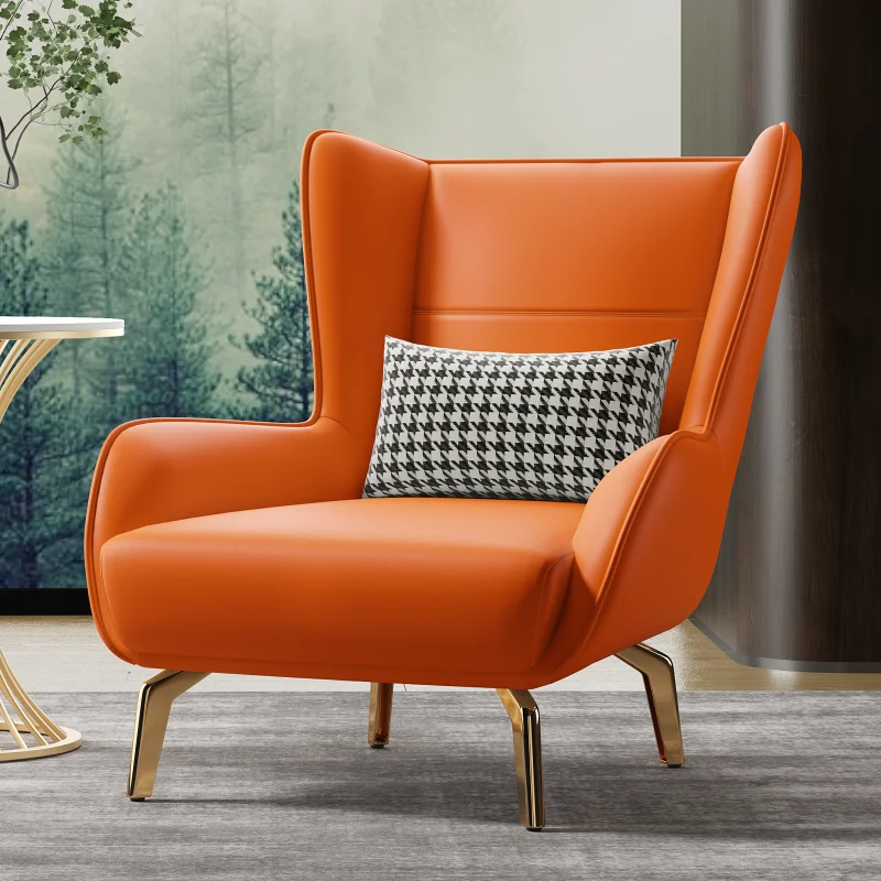 S Living Room Furniture Cushion Balcony Steel Saucer Chair C