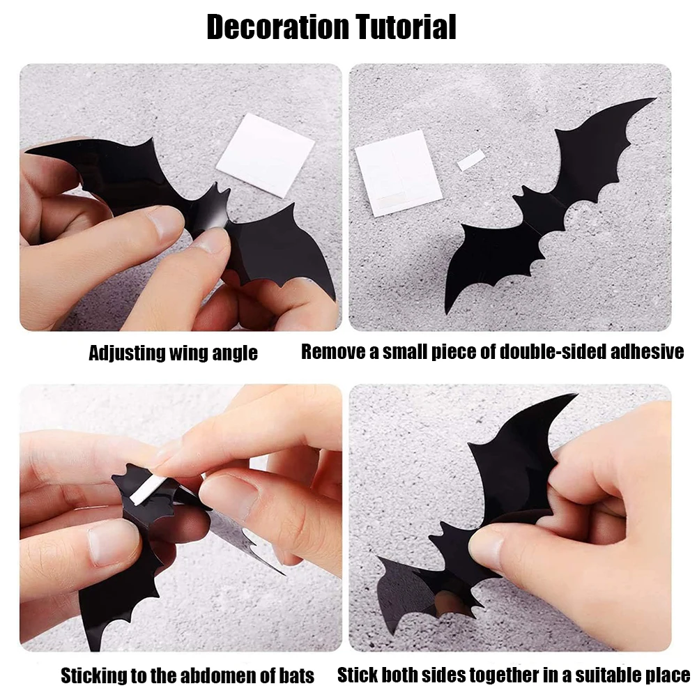 12/60/72/120 шт. 3D наклейки на стену