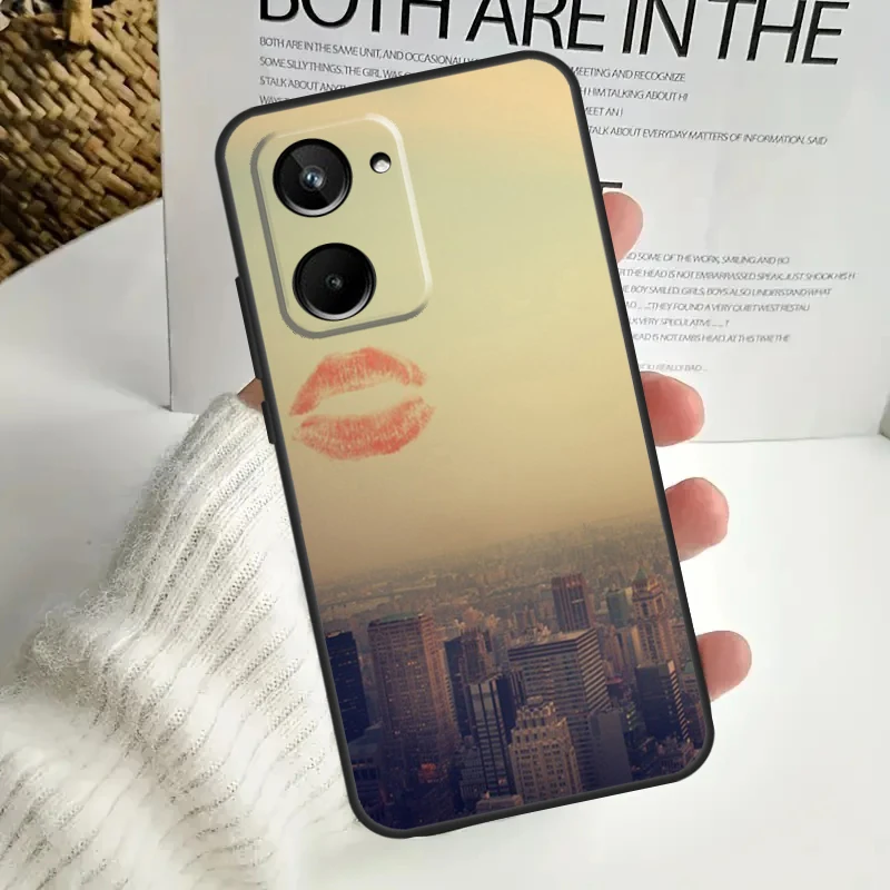 Чехол с отделением Нью-Йорка для Realme C55 C53 C51 C35 C33 C30 C67 C21Y C25s C15 9 10 12 11 Pro Plus GT Neo5
