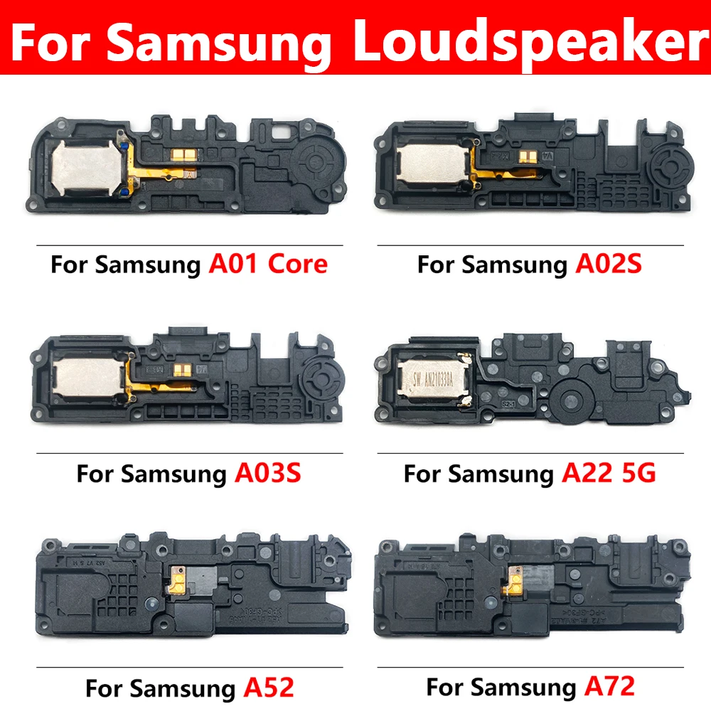 

Loudspeaker Buzzer Ringer Flex Cable For Samsung A71 A52 A72 A02 A02S A03S A31 A32 5G A01 Core Loud Speaker Buzzer Promotion