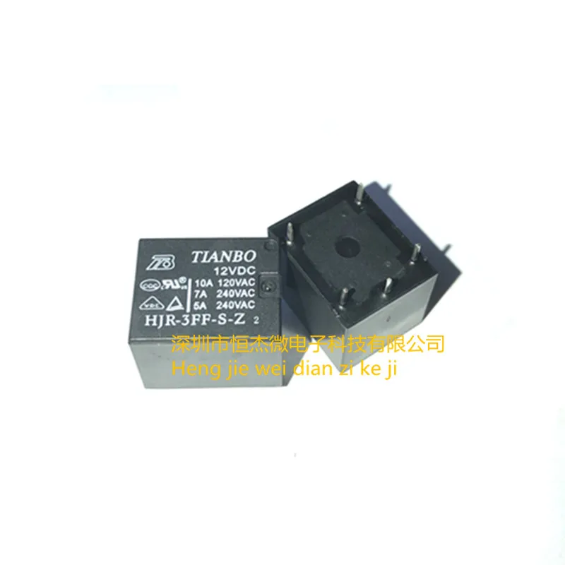 

10PCS/ original TIANBO sky wave power relay HJR-3FF-S-Z 12VDC 5VDC/24VDC a group of environmental protection