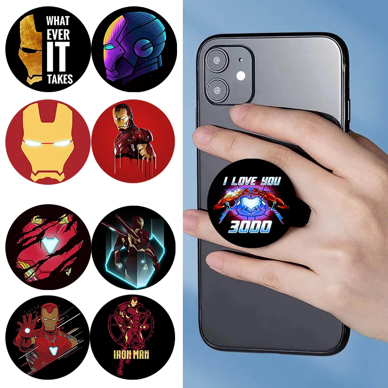 

Попсокет Iron Man Popping Phone Stand Desktop Mobile Phone Holder Cellphone Bracket Grip Tok Cases Accessories Cell Tablet Mount