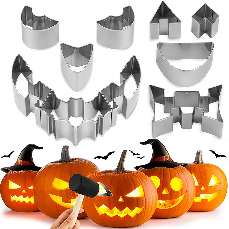 

Halloween Pumpkin Carving Stainless Steel Pumpkin Carving Pumpkin Stencils Tools