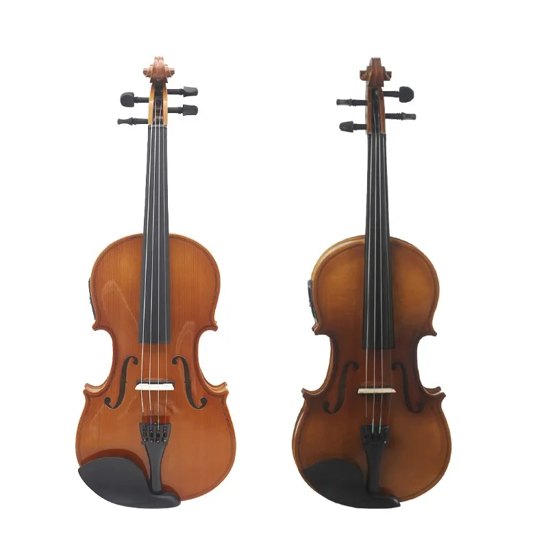 

Aston Villa Electroacoustic Violin Solid Wood EQ Violin Student Adult Beginner Playing Electronic Violin