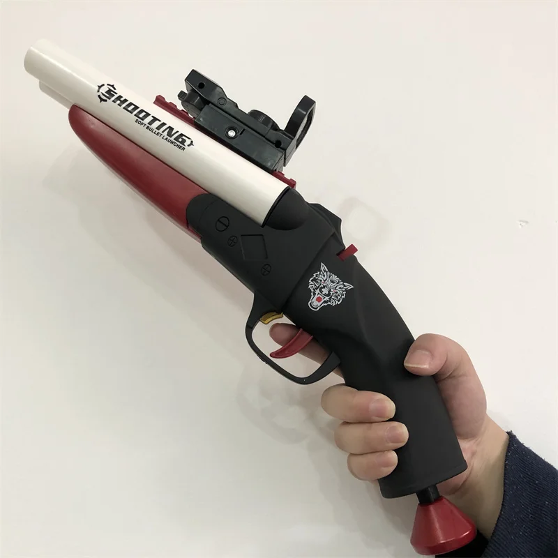 

Double-barreled Toy Gun Blaster For Boys Children Rifle Weapon Foam Darts Pistol Kids Adult Outdoor Soft Bullet Gun Fun Shooting