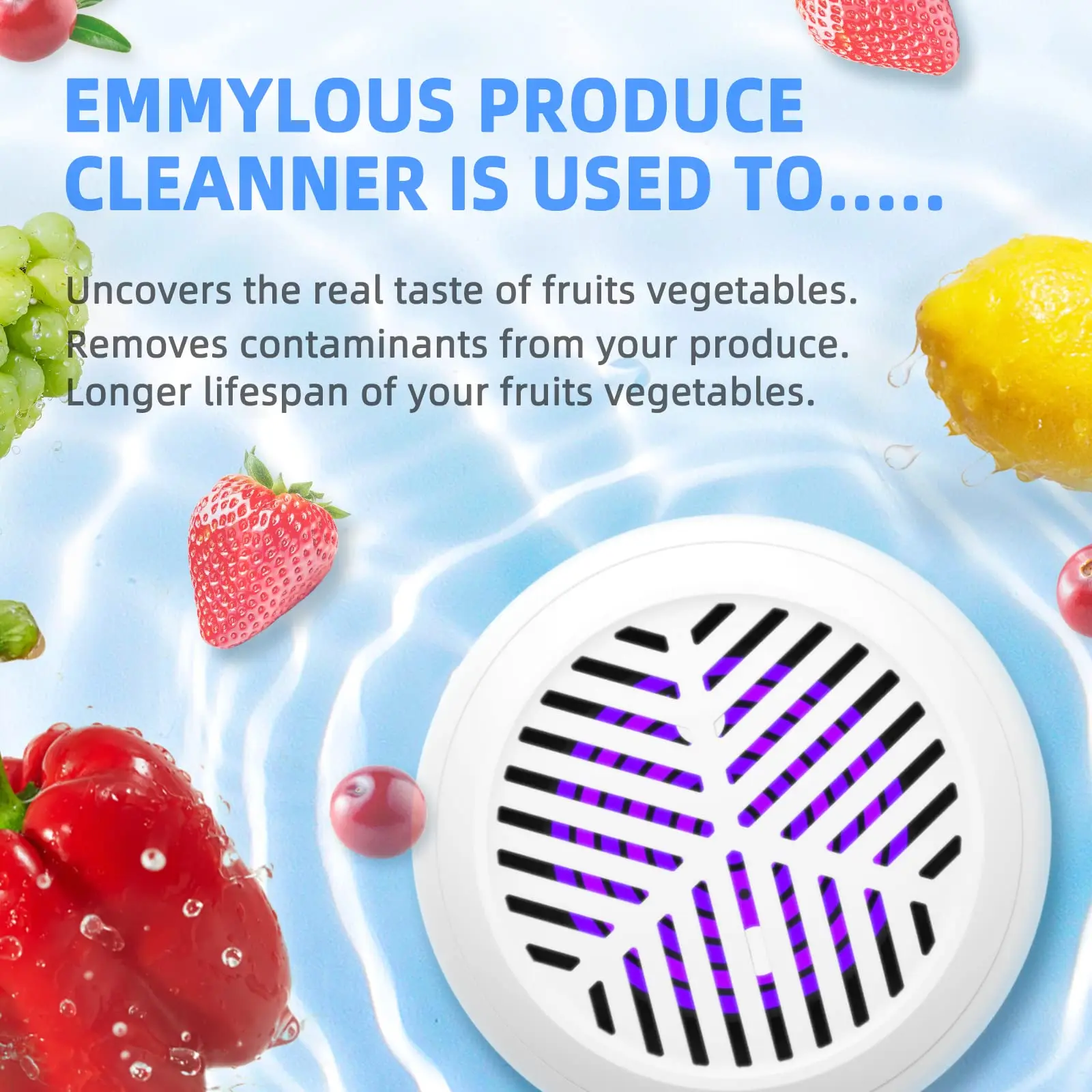 Посудомоечная машина для фруктов и овощей устройство очистки воды IPX7 с