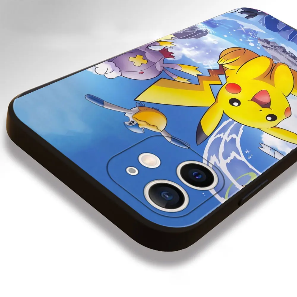 Чехол для телефона Apple iPhone 13 Pro Max 12 Mini 11 7 8 Pllus 6 6S + 5 5S SE X XS XR Funda Cover Pokemons pika Go Shell |