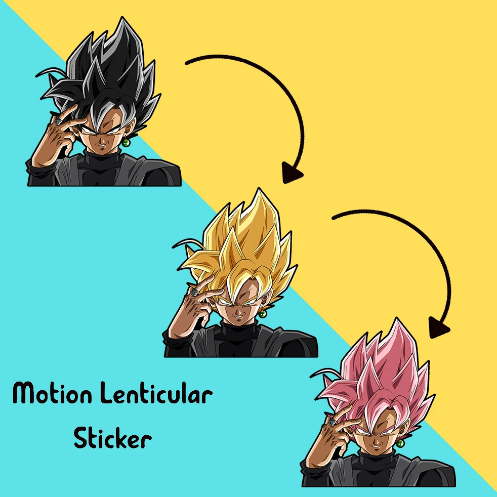 

Goku Black Motion Sticker DBS Anime Stickers Waterproof Decals