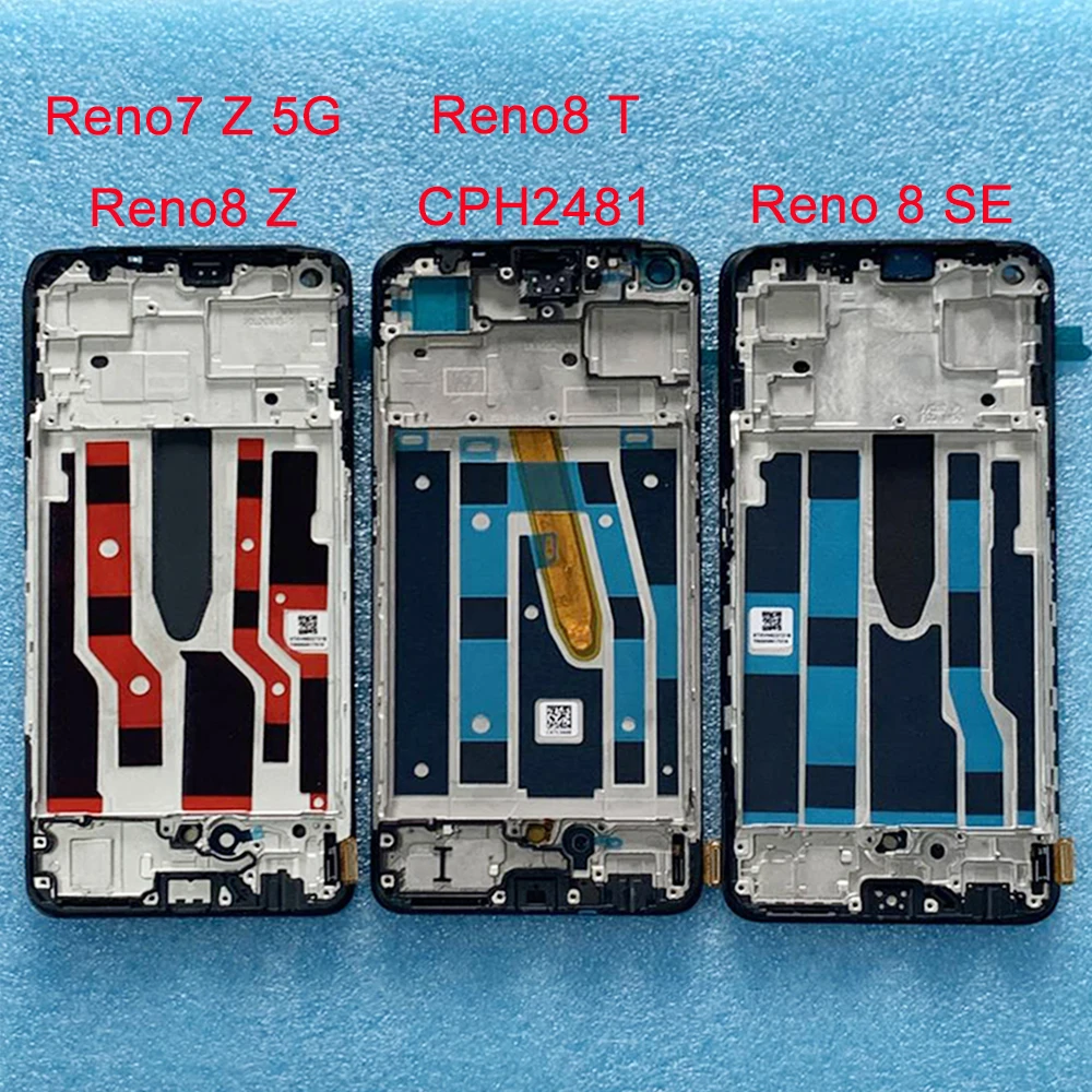 

Amoled Original For Oppo Reno 8 8T LCD CPH2481 8 Lite Display Screen Touch Panel Digitizer For Reno8 China LCD 8Z/8SE LCD Frame