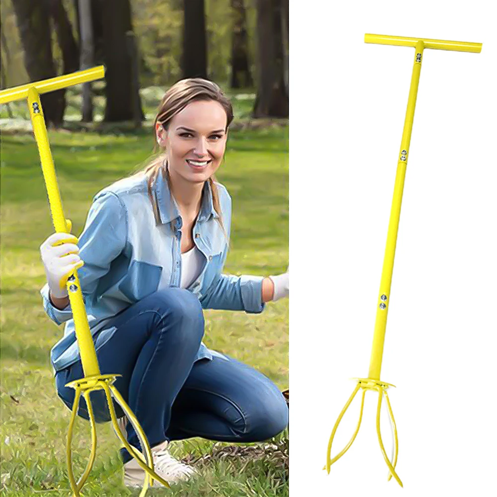 Поворотная фреза ручная стальная регулируемая по высоте аэратор для газона Soli