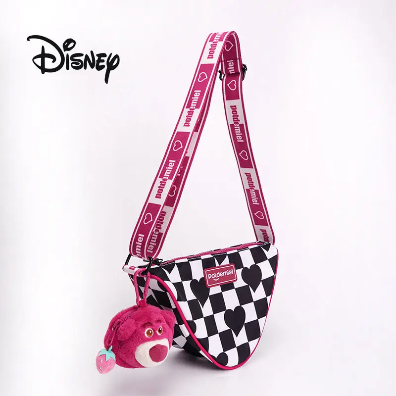 Disney 2023 New Women's Crossbody Bag Fashion Advanced Two Piece Set Women's Bag Cartoon Personalized Design Girls' Shoulder Bag