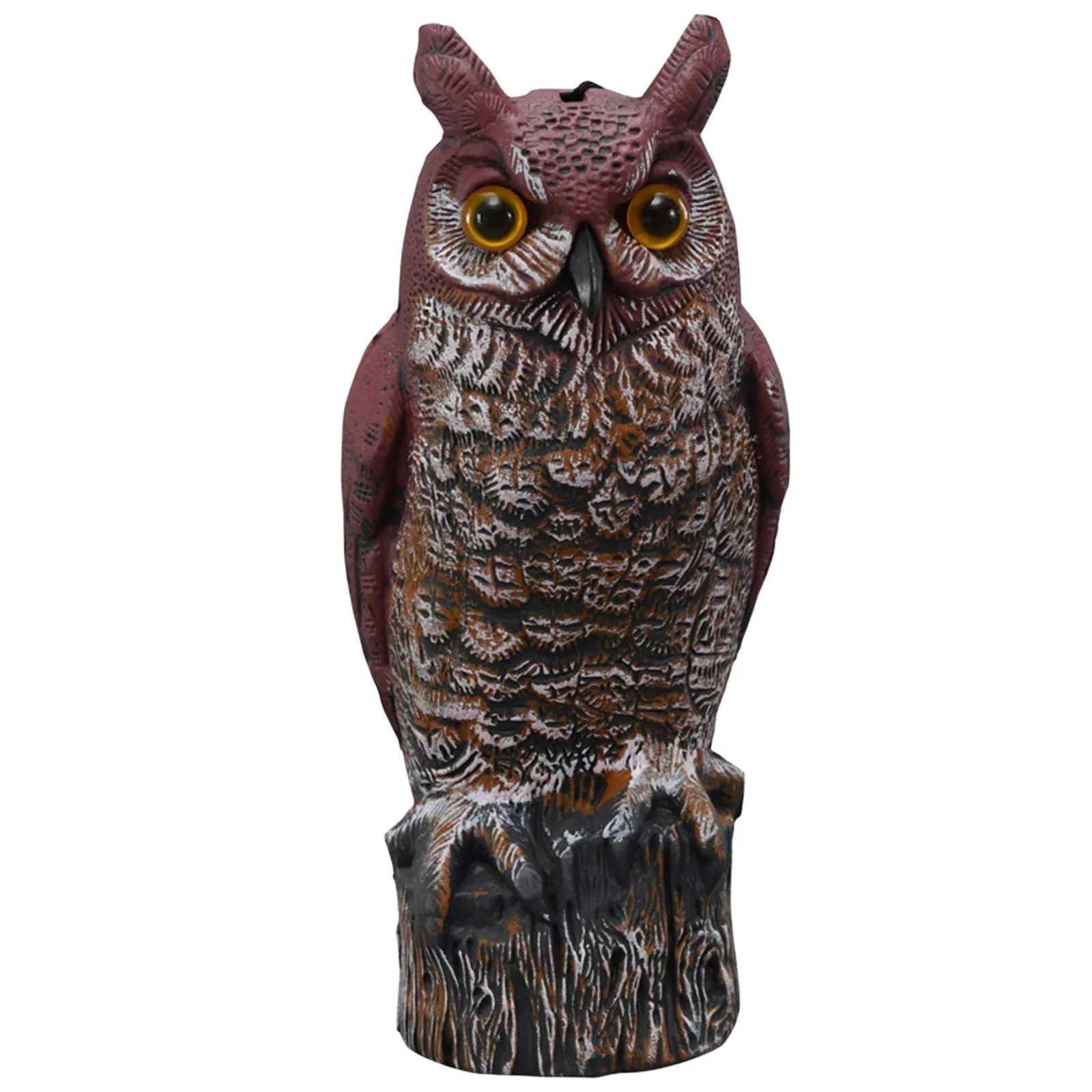 

Owl Bird Plastic Outdoor Decoy Owl Deterrents Fake Bird Scarecrow Ornaments Artificial flowers